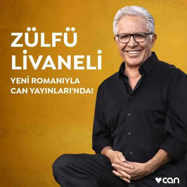 Zülfü Livaneli yeni romanıyla Can Yayınları’nda!