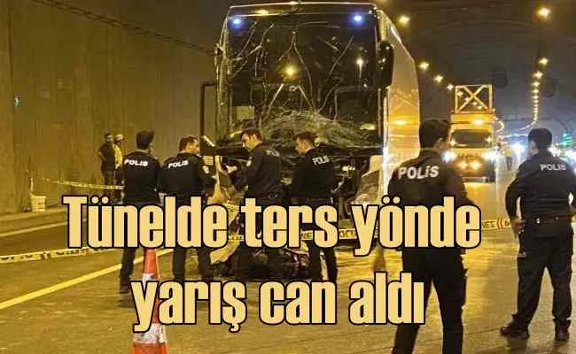 Ters yönde yarışan motosikletliler faciaya neden oldu