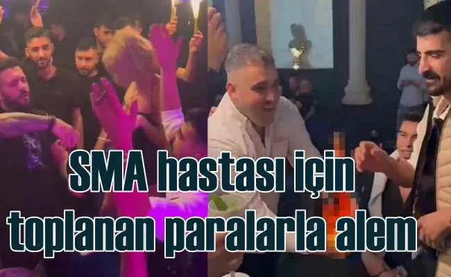 SMA hastası bebek için toplanan paralarla alemde coşmuş