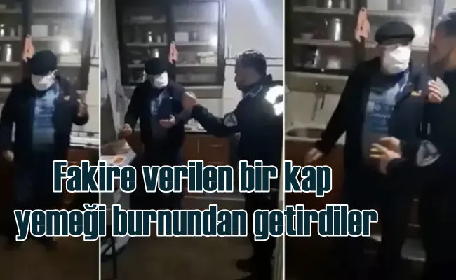 Yoksul vatandaşa verilen bir kap yemeği zehir ettiler