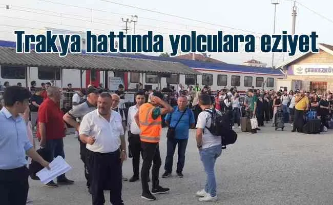 Edirne Halkalı tren hattında arızalar bıktırdı