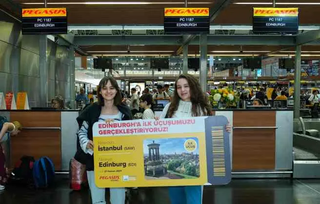 Sabiha Gökçen’den İskoçya’nın başkenti Edinburgh’a yeni hat