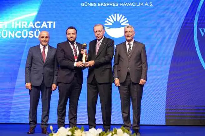 SunExpress’e Hizmet İhracatı Ödülü