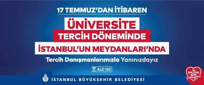 İBB’den gençlere tercih desteği