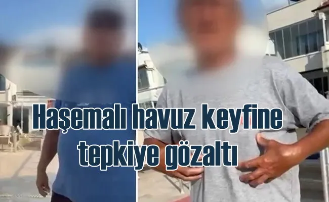 Haşemalı havuz keyfi 