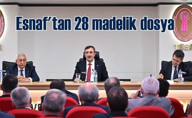 TESK, 28 maddelik talebini Cumhurbaşkanlığı