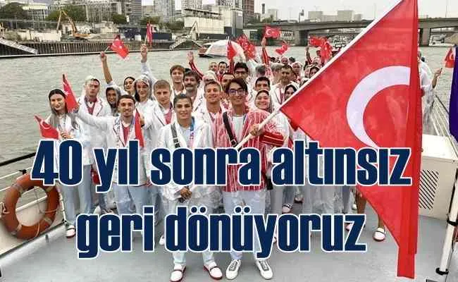 Olimpiyatlarda 40 yıl geriye döndük