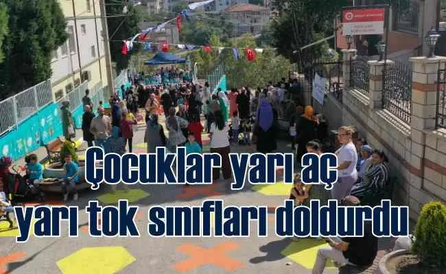 Milyonlarca çocuk, yarı aç yarı tok derse girdi