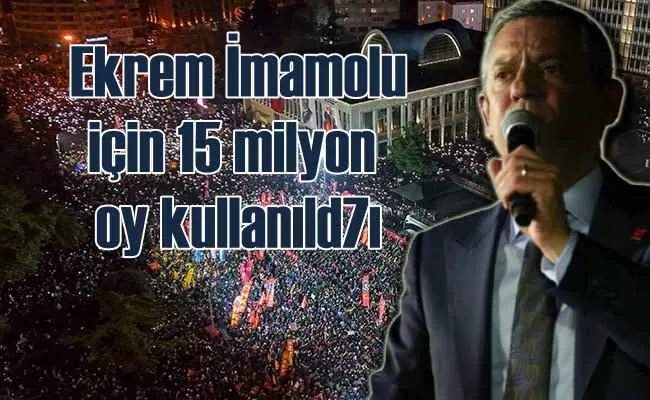 Saraçhane meydanı 5. gününde doldu | 15 milyon oy kullandı