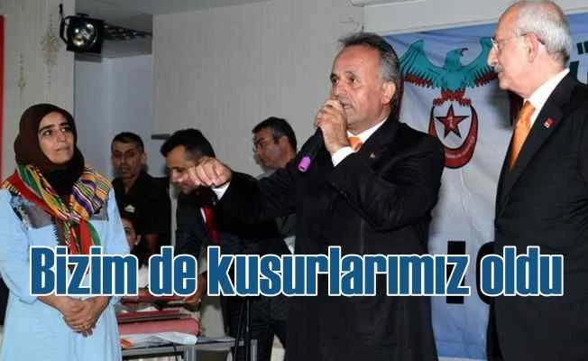 CHP Lideri Kılıçdaroğlu, 'Bizim de çok kusurumuz var'