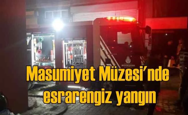 Masumiyet Müzesi'nde esrarengiz yangın, nedeni bilinmiyor