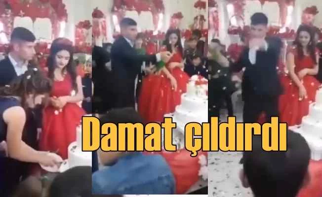 Damat düğünün ortasında sinir krizi geçirdi!