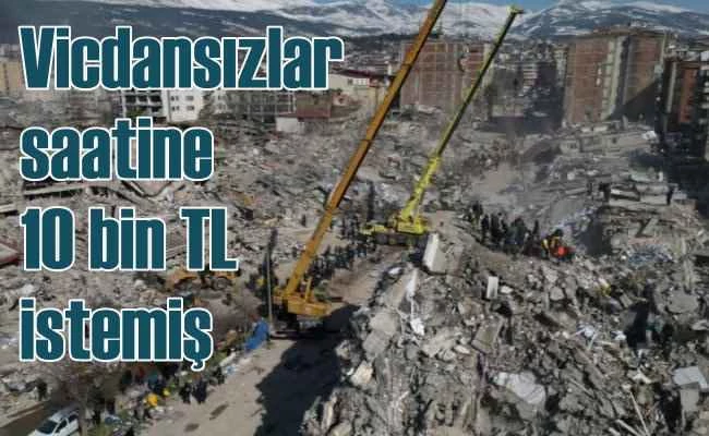 Kızılay ve AFAD deprem bölgesini ticarethaneye çevirmiş