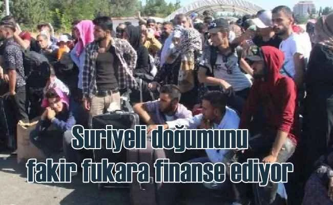 Suriyeli doğumunun bedelini fakir fukara ödüyor