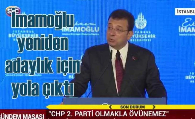 Ekrem İmamoğlu İBB için yeniden adaylığa yürüyor