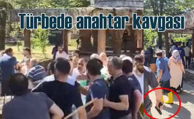 Hayrettin-i Tokadi Türbesi'nde anahtar kavgası çıktı